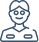 Smiling person icon